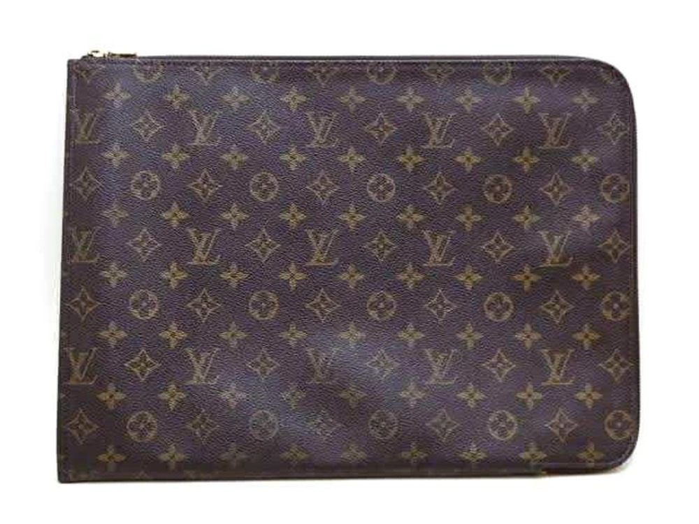 LOUIS VUITTON Clutch Bag Shoulder Poche Monogram YI